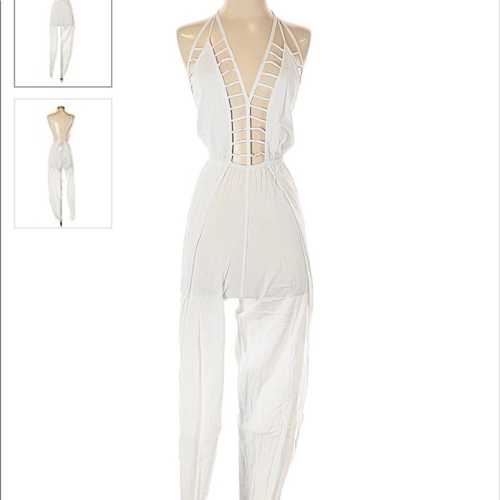 Indah White jumpsuit
